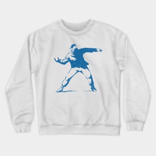 Banksy Baseball Pitcher Crewneck Sweatshirt